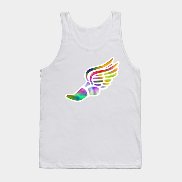 Rainbow Track Shoe Tank Top by hcohen2000